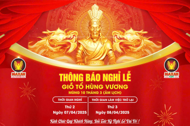 LỊCH NGHỈ LỄ GIỖ TỔ HÙNG VƯƠNG 2025